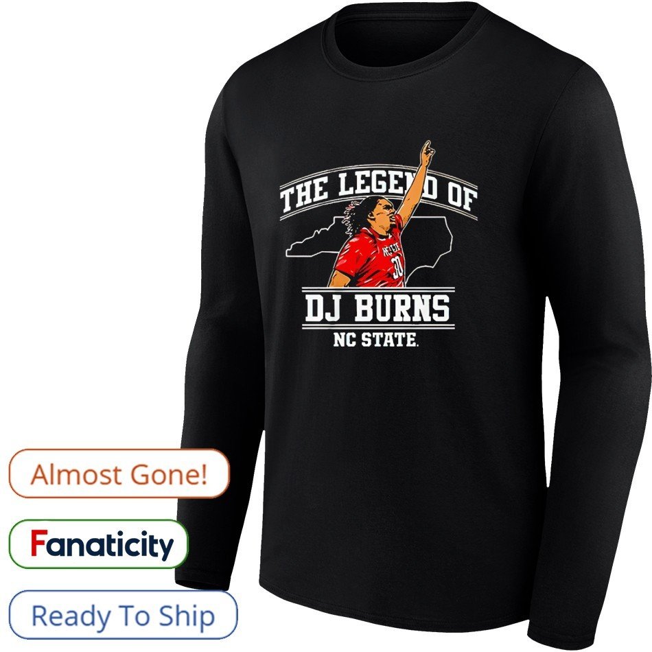 “Celebrate NC State hoops legend DJ Burns with “The Legend of DJ Burns” tee perfect for true Wolfpack fans honoring his legacy on the court.
 fanaticity.com/product/nc-sta…
#NCState #Wolfpack #DJBurns #CollegeBasketball #PackPride #FanApparel