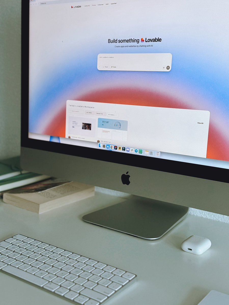 faridaelchuzade's tweet image. New desk set-up and first opened tab 👉 @lovable_dev 

I have already tried building 2 projects and I was amazed! Now as I learn - I will try to share my progress here!🤞🍀

#lovabledev