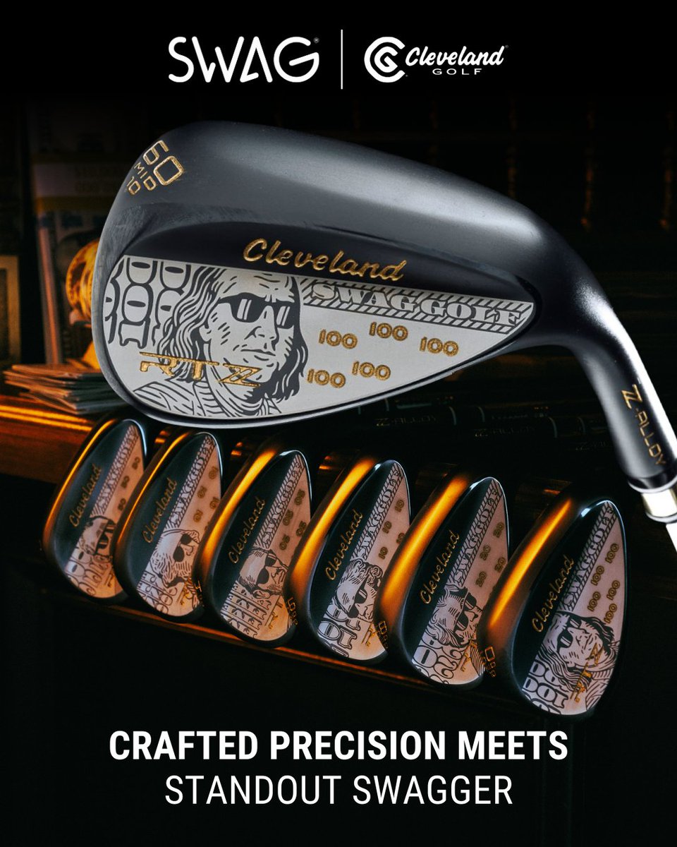 clubchampmedia's tweet image. Spin it like Cleveland, style it like SWAG. Would you bag the new CBZ collab wedge?

#ClubChampion #BetterFitLowerScores #ClubFitting #ClubFitters #GolfEquipment #ClevelandGolf #CBZWedges #SWAGGolf #CBZSWAG