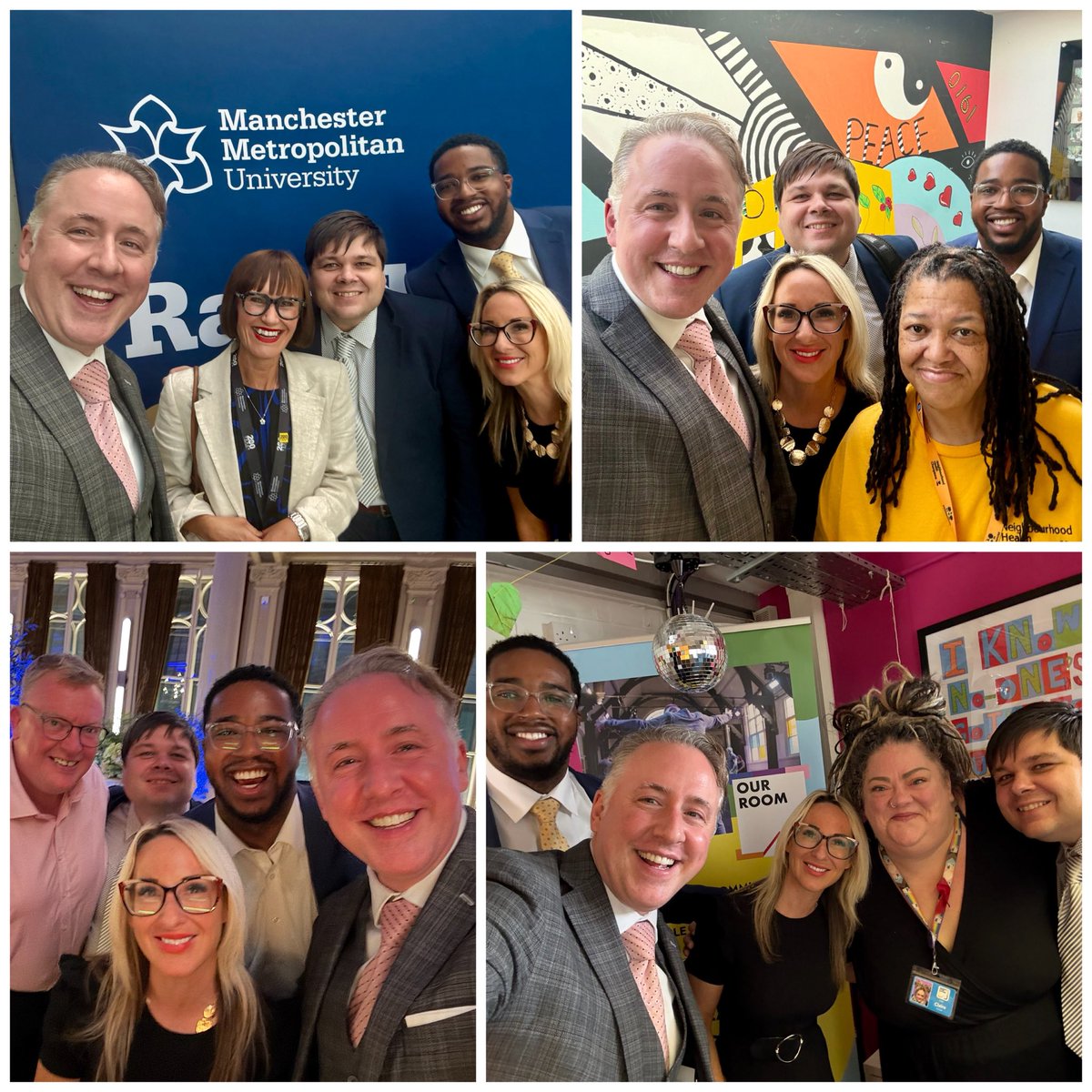 DCMichaelA's tweet photo. Our latest #LINKglobal trade/partnership mission to the UK is coming to an end 🇬🇧. Wrapped this successful trip by meeting partners from @SDMGLtd, @UoMNews, @ManMetUni, @ManCityCouncil, @msmpowerhouse, and @OurRoomMCR. I’m so proud of the authentic connections our @LINKstrategic UK Branch has forged in the Mighty Manchester over the past six years and can’t wait for what’s next! #Onward