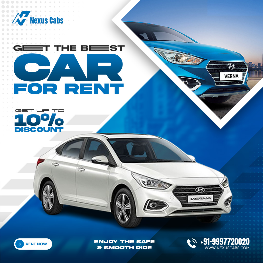 nexus_cabs's tweet photo. Drive in Style, Pay Less! 🚘 Get up to 10% OFF on your next ride with Nexus Cabs.
📞 +91-9997720020 | 🌐 https://t.co/6pcdRuxkzw
#NexusCabs #CarForRent #LuxuryOnWheels #VernaDrive #SmoothRide #TravelWithNexus #AffordableLuxury #SelfDriveIndia #CarRentalDeals #DriveWithComfort https://t.co/F3Tv7tjJNz