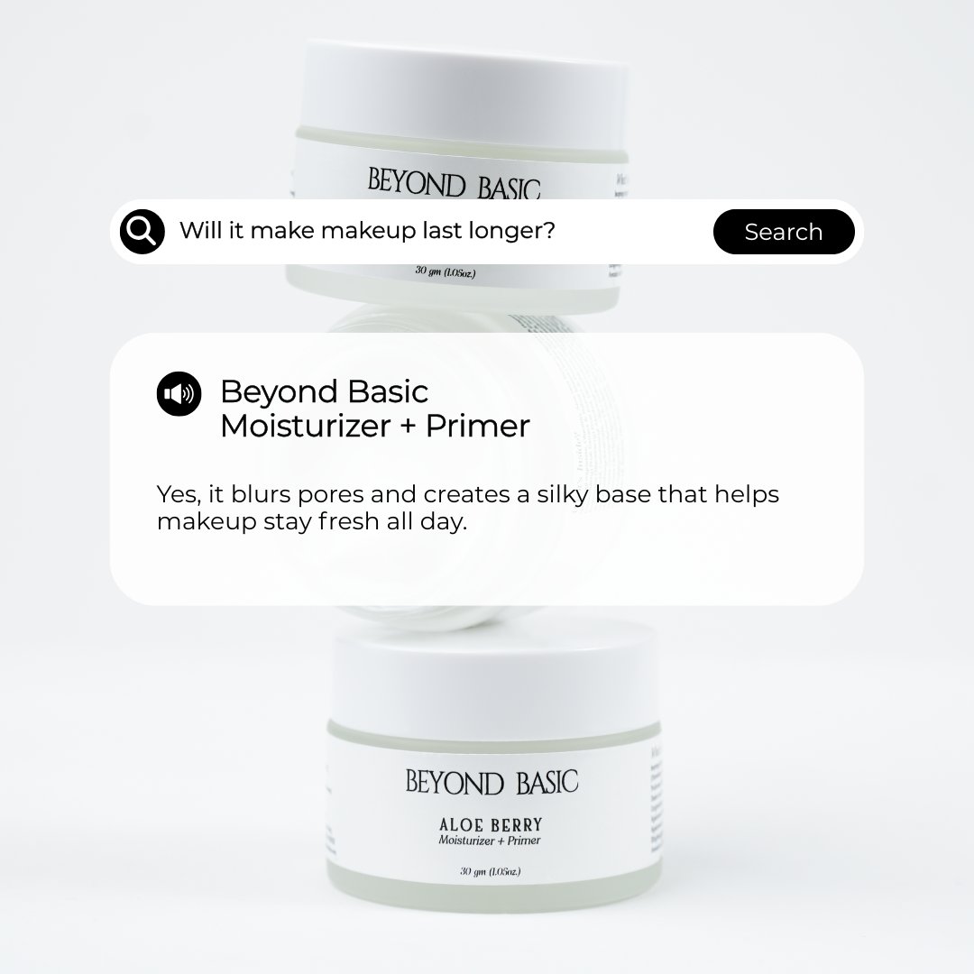 beyondbasicteam's tweet image. Hydration + Primer in one.
✨ Blurs pores
✨ Silky smooth foundation
✨ Makeup stays fresh all day

#BeyondBasic #SkincareMadeEasy #lessismore #lessfussmorefabulous