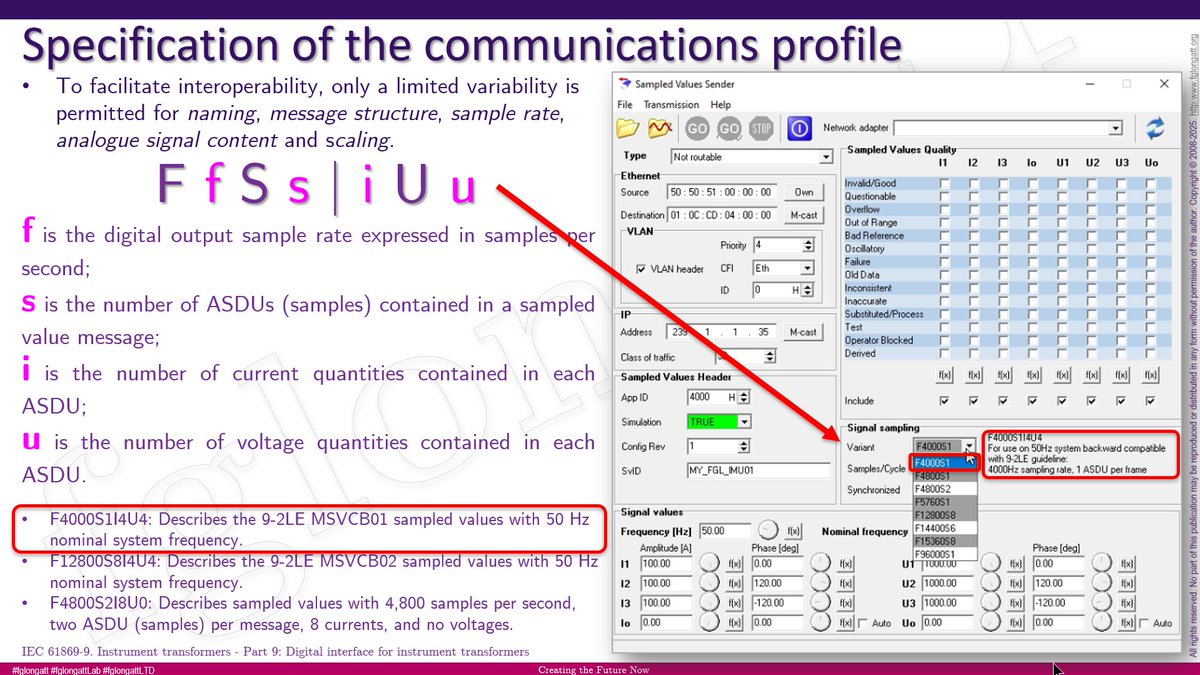 fglongatt's tweet image. The IEC 61869-9 communication profile for sampled values does not leave room for ambiguity.

tinyurl.com/ycx2f8p6

#IEC61869 #DigitalSubstation #SampledValues #SmartGrid #Interoperability #IEC61850   #EngineeringStandards #GridInnovation #fglongatt #fglongattLife