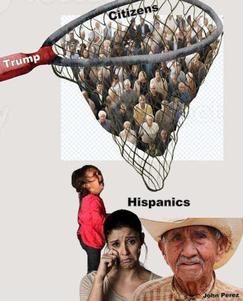 TrumpTrackerHQ's tweet image. 🚨#Trump’s Supreme Court okays racial profiling of Hispanics.
He admits there’s only a “1 in 10” chance of catching the undocumented. To deport 15M, his dragnet would target 150M people. There are 37.2M #Mexicans in the U.S. — who are the other 135M?🤔

#StopTheRaids #CivilRights