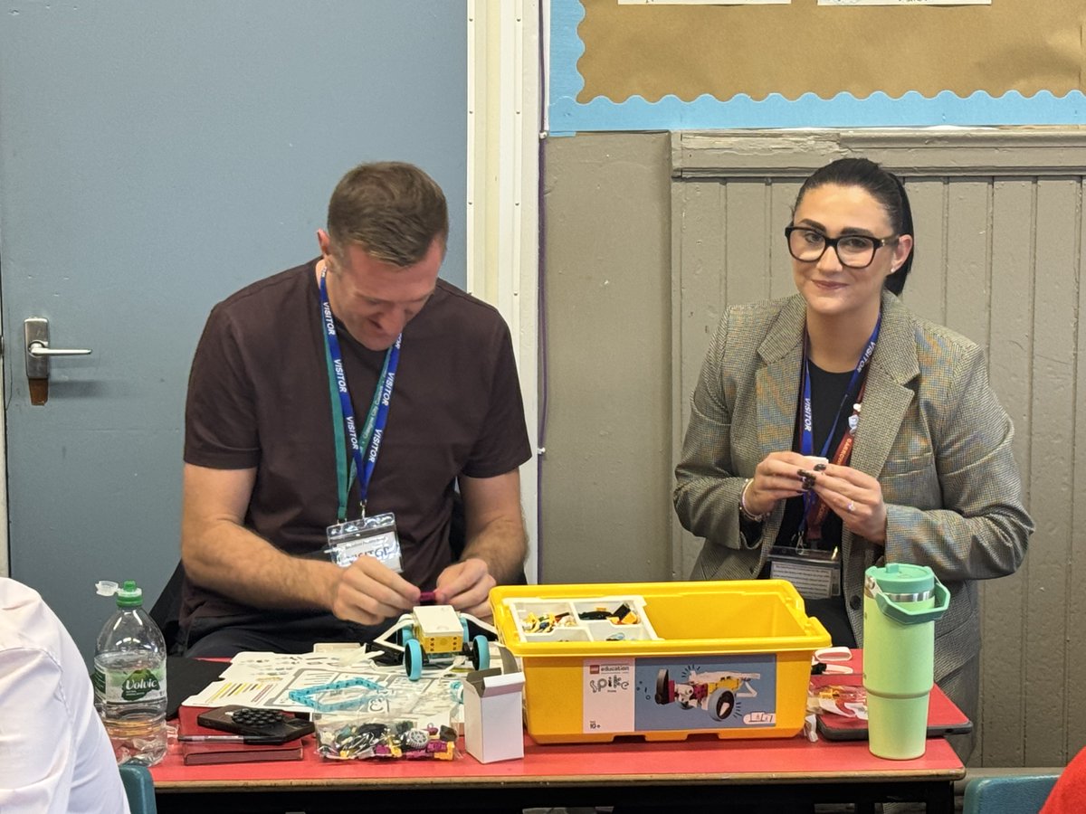 raisingrobots's tweet image. Glasgow teachers got hands-on with #LEGOEducation SPIKE Prime yesterday! 🤖 Exploring 'Smart Speed' – this year’s #CodingSuccess theme. #STEM comes to life with #HandsOnLearning!
🤖 Discover more: raisingrobots.com