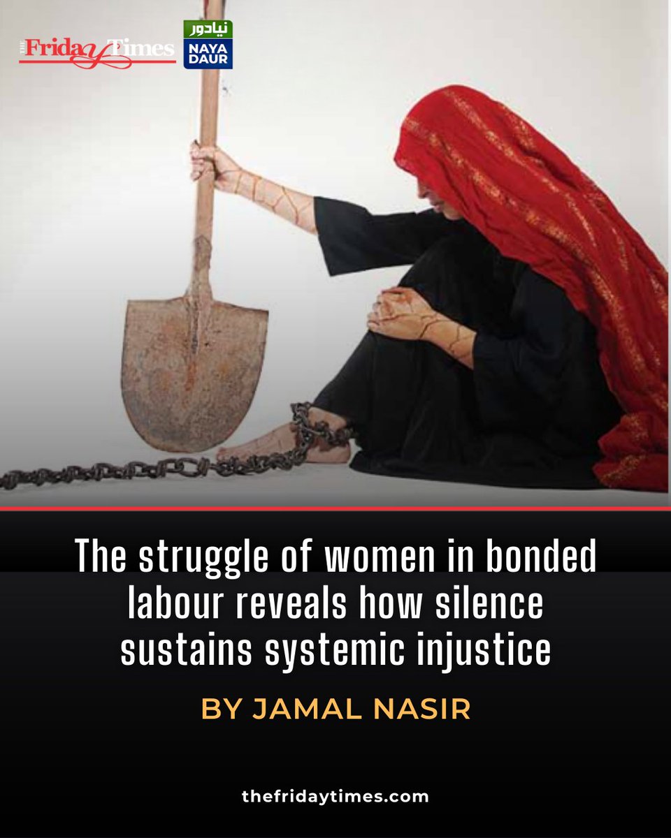 Generational exploitation traps women and children in harsh work at Pakistan’s brick kilns, exposing systemic neglect and structural injustice.
By Jamal Nasir

Read more: thefridaytimes.com/09-Sep-2025/wo…

#SubalternStudies #Labour #Pakistan #women #brickkiln #HumanRightsViolations #gender