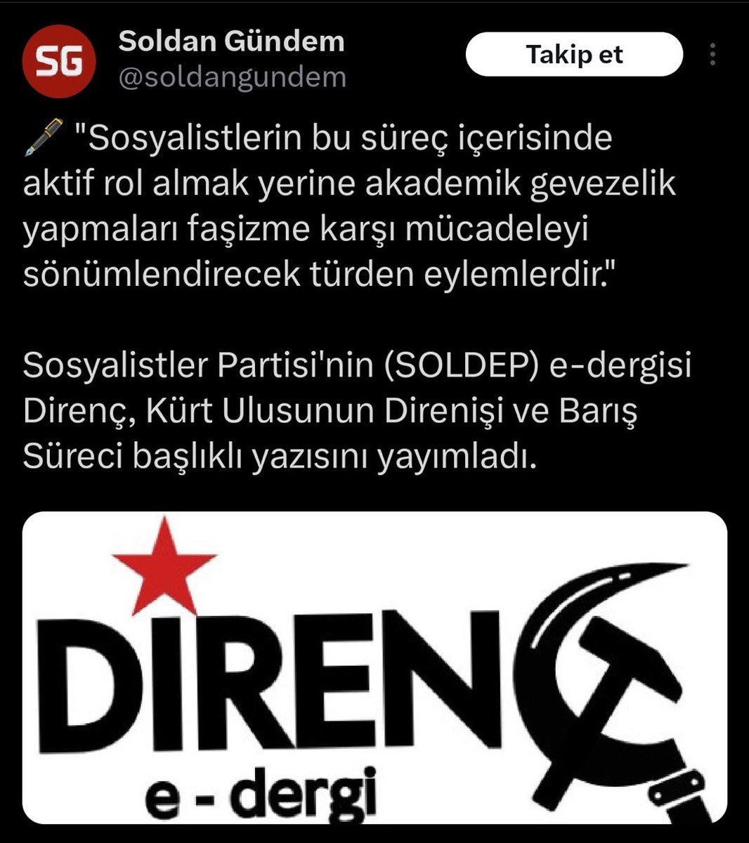 ⚠️ BİLGİLENDİRME

Ajans Muhbir, kurulduğu günden bu yana AKP’nin tam karşısında bir yayın politikası izlemiş; başta sığınmacı meselesi olmak üzere bir çok kanayan yarayı gündem etmiştir.

Yöneticileri, tüm bunların bedelini cezaevinde ödemiş, çıktıktan sonra da milim sapma