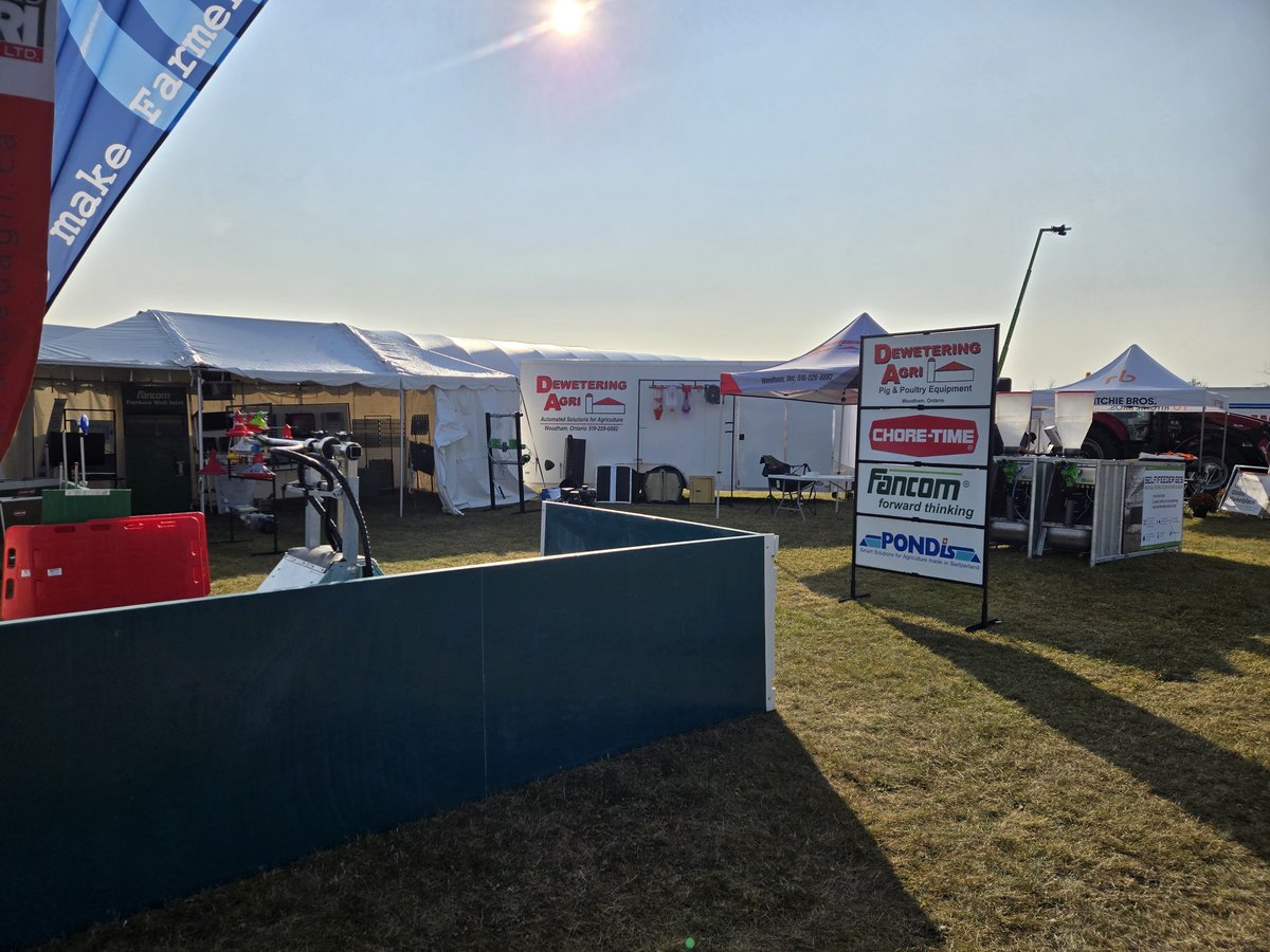 Day 1 at Canada's Outdoor Farm Show.  Check usnout booth SM830