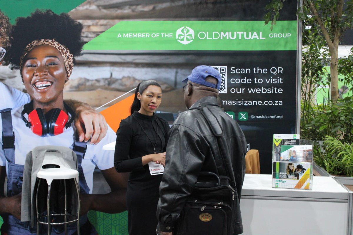 masisizanefund's tweet photo. We're at #LeaderEx's #MoneySummit today which is taking place at the @SCC_Joburg. If you're attending #LeaderEx2025 too, come and say hello! 

@Leader_coza #Masisizane #BusinessFunding #OldMutual https://t.co/r5alErVjVi
