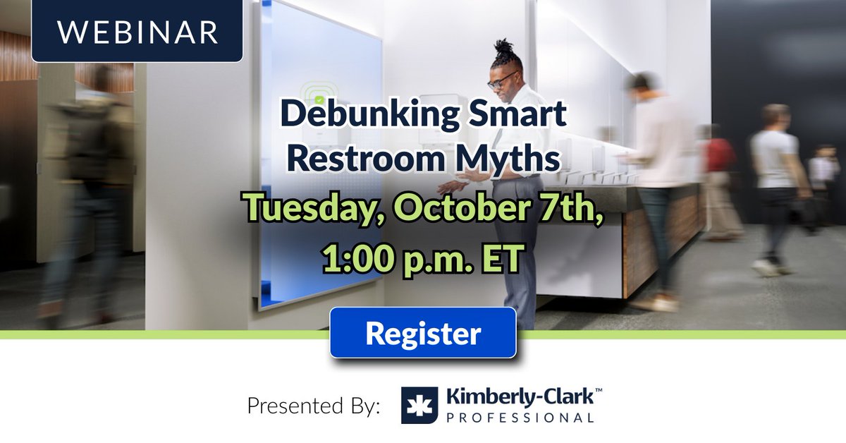 facilityexec's tweet photo. Facility leaders are under pressure to do more with less - yet myths keep many from adopting smart restrooms. Onvation helps facilities save, cut waste, and improve.
Reserve your spot today! https://t.co/y2IzJySy4n
#SmartRestrooms #BuildingEfficiency #FacilitiesInnovation https://t.co/kVU4BFa7Qm