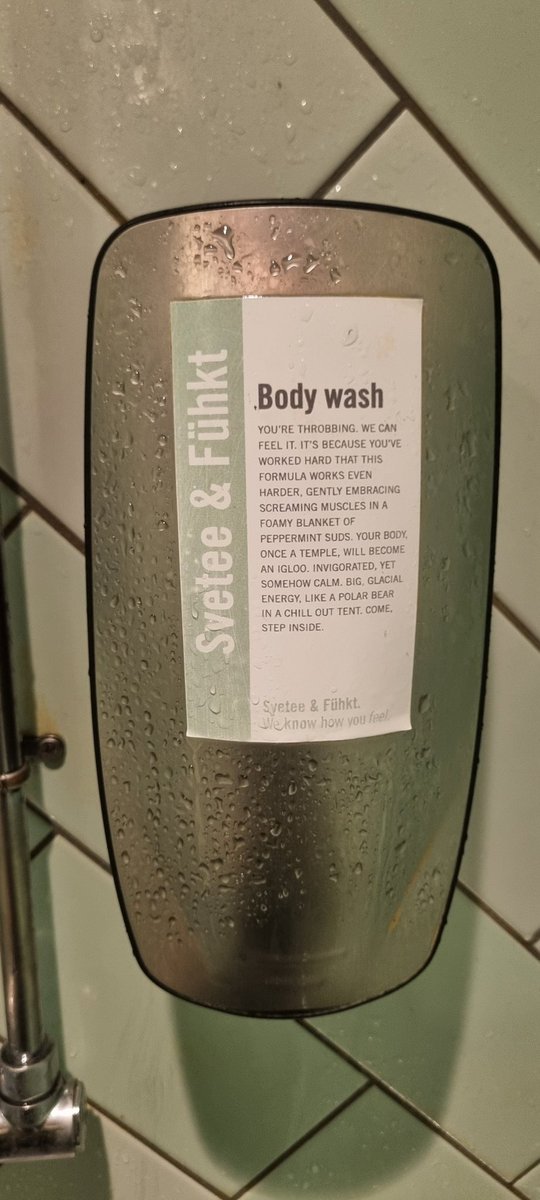 Why's this shower gel so horny?