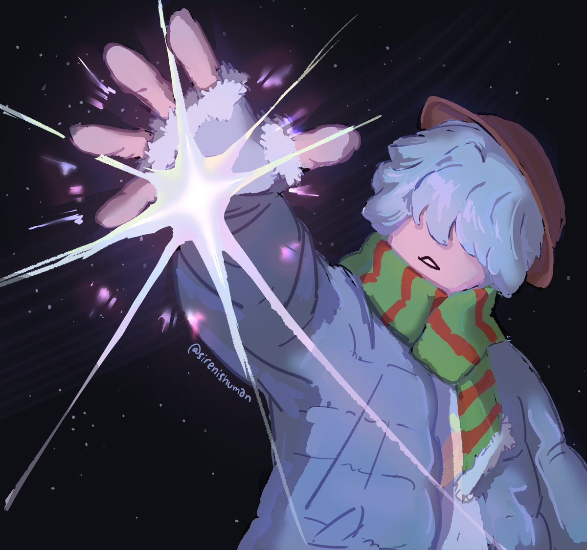 sirenishuman's tweet image. reach for the stars,,,,,,,,, or something, congrats hax such a deserved win :fire 

#hackingnoises