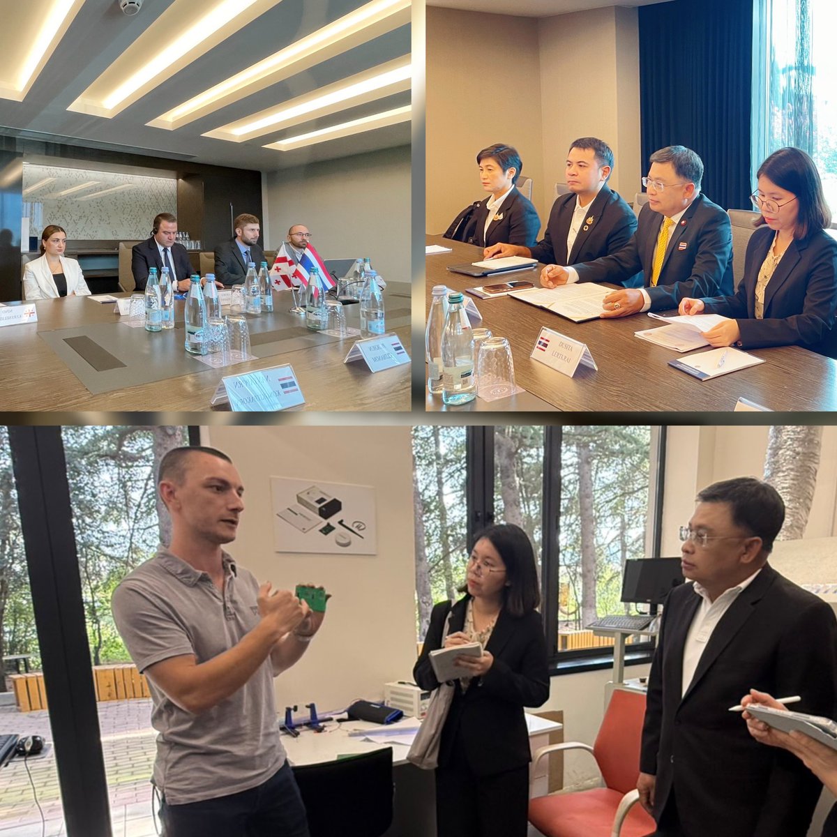 StateauditThai's tweet image. 💡🌐📊 On 9 Sept 2025 in Tbilisi, AG @berm_SAO met SAI Georgia to share on anti-corruption, budget transparency & digital innovation. He stressed Thailand’s audit focus on people, digital shift & global ties—shaping a vision of “auditing for the future.” #INTOSAI #SAO