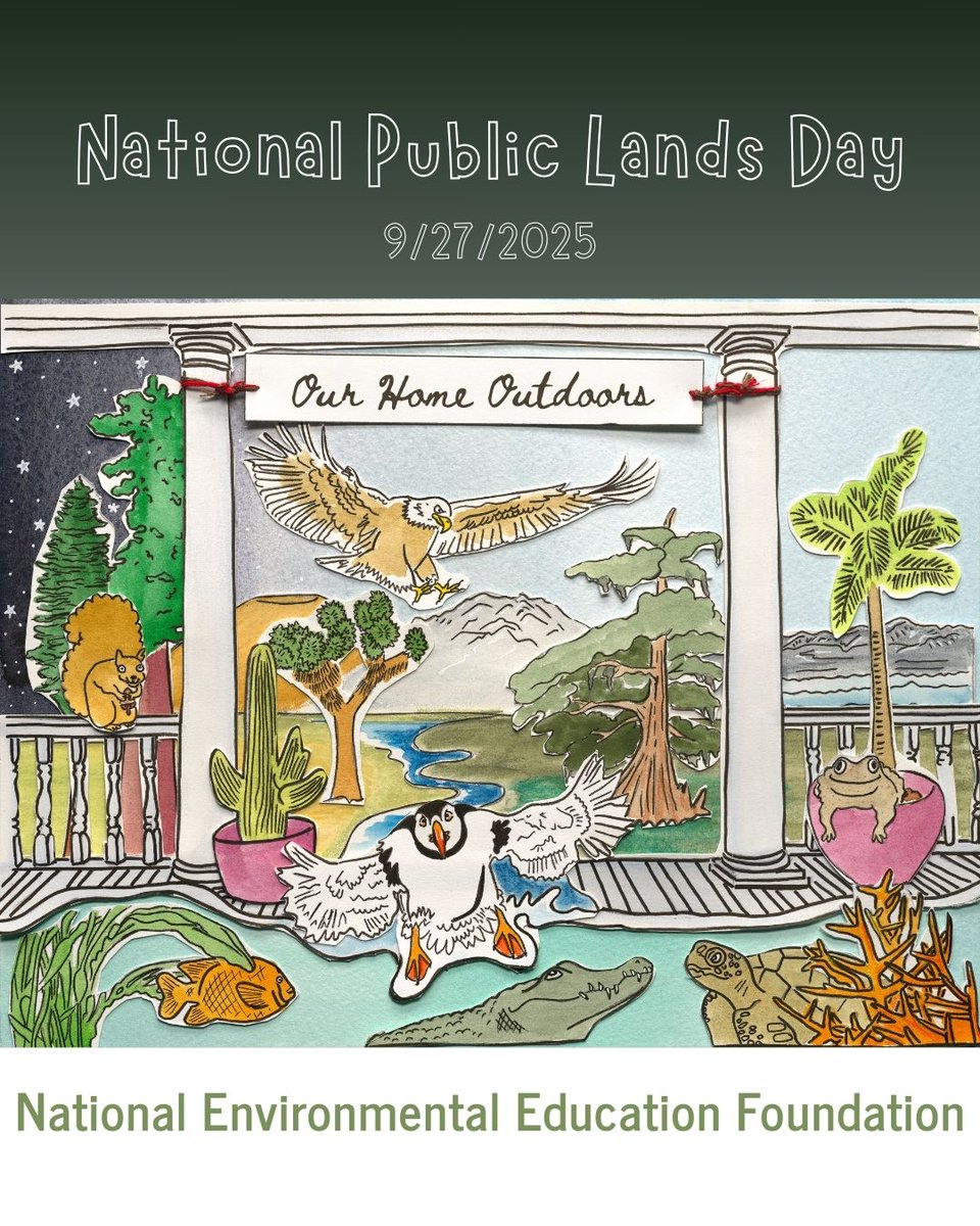 #NationalPublicLandsDay is this weekend!

On Sept 27, join an #InvasiveSpecies removal event, #TrailStewardship, or brushing off your boots at a PlayCleanGo® station before your hike, every action helps protect native ecosystems and stop the spread of harmful plants and pests.