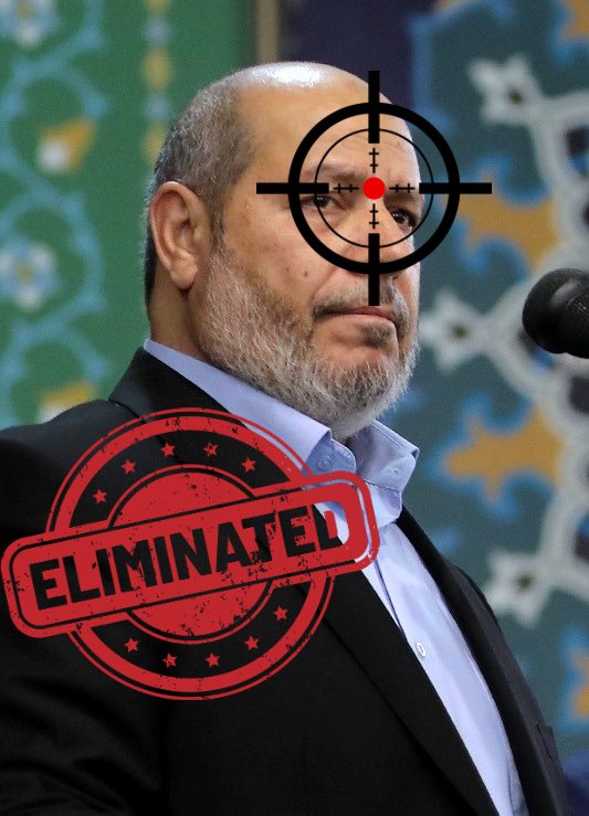 LionsOfZion_ORG's tweet image. Khalil al-Hayya,
in the middle of a feast of corruption,
eliminated.
UNTIL NONE REMAIN.