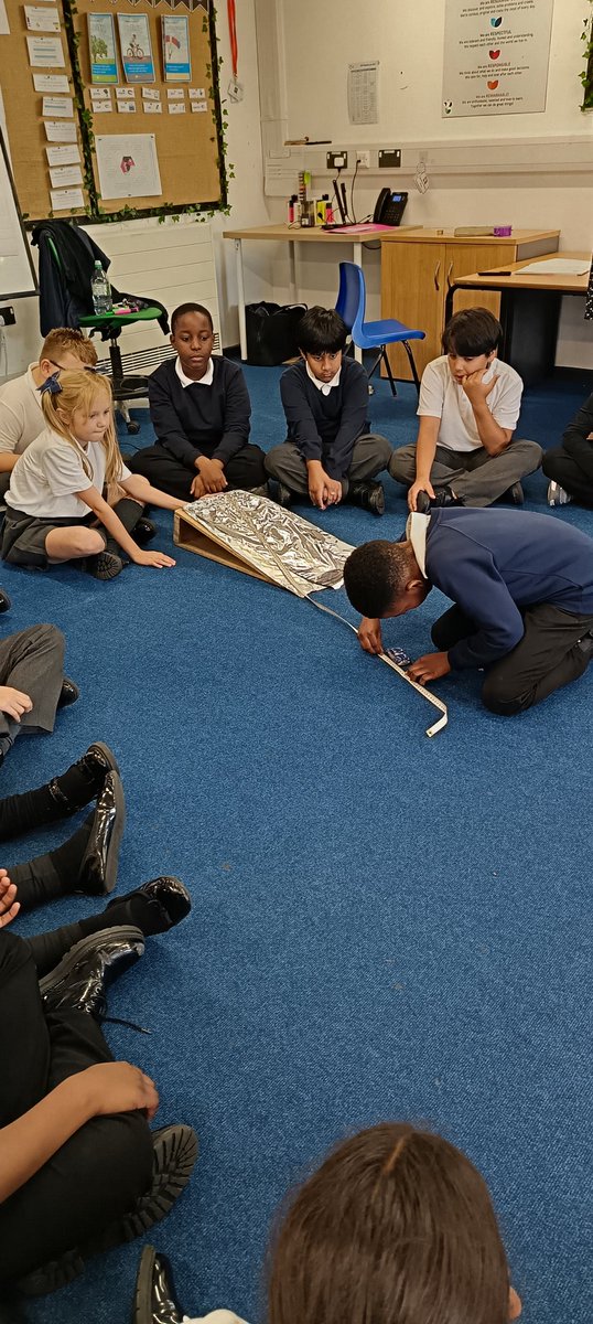 CroftAcademy's tweet photo. Year 5 have been busy experimenting friction and looking at which material has the most friction and which has the least #science #friction https://t.co/6UWhFju2D3