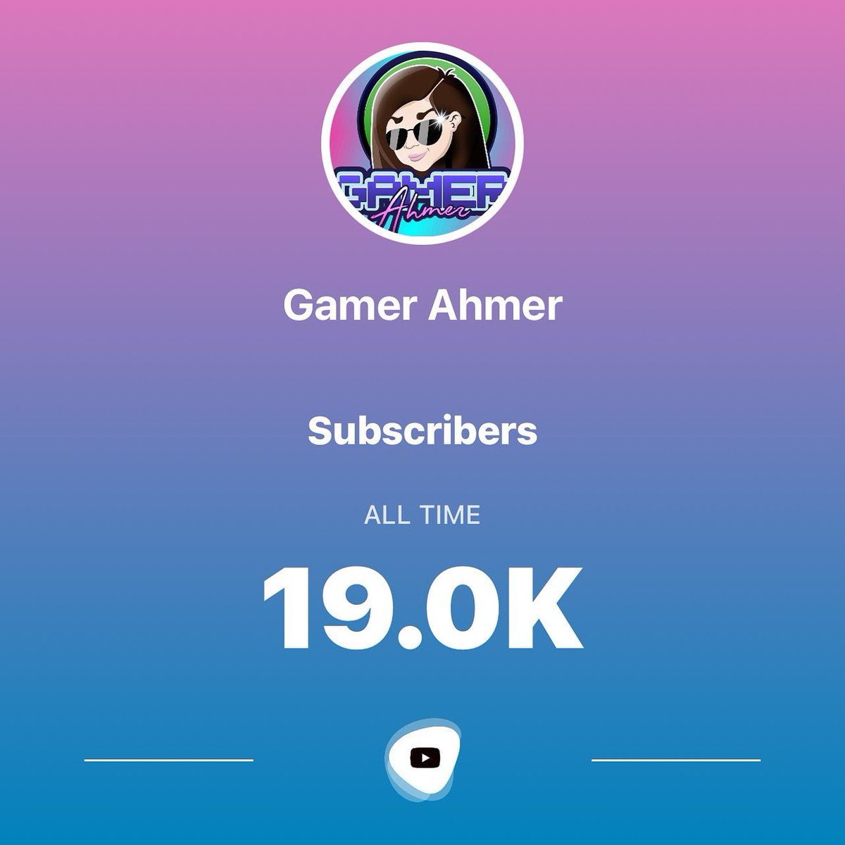 Thanks everyone! Couldn’t have done it without y’all! :) #youtube #videos #thanks #youtubechannel #youtubevideo #videogames #gamerahmer #gamer #gaming #games #retrogaming #19k  #19000 #19000subscribers #milestone #goals