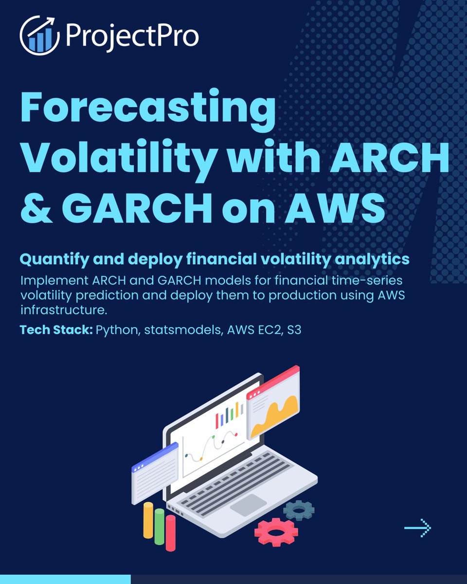ProjectPro_'s tweet photo. Want a data science portfolio that gets you hired?

Build real projects like:
🔹 Churn prediction (FEAST)
🔹 Volatility forecasting (ARCH/GARCH)
🔹 Medical image segmentation (Unet++) https://t.co/yGXxd5rzDJ
