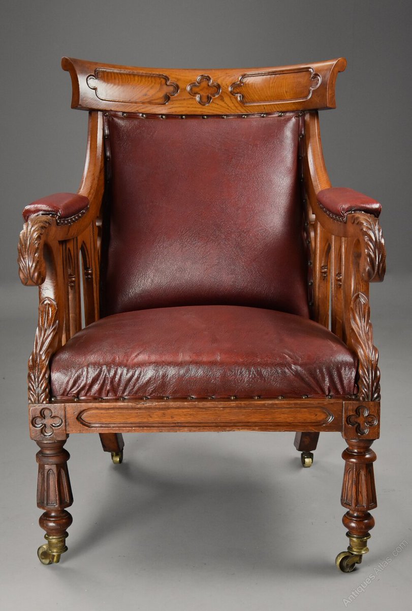 antiques_atlas's tweet image. For SALE on Antiques Atlas we have this  Exceptional Gothic revival oak library armchair antiques-atlas.com/antique/except… Listed by LVS Decorative Arts #Antiques @lvsdec #antiquefurniture #antiquechair #antiquechairs #antiquelibrarychair #antiquelibraryarmchair #gothicchair
