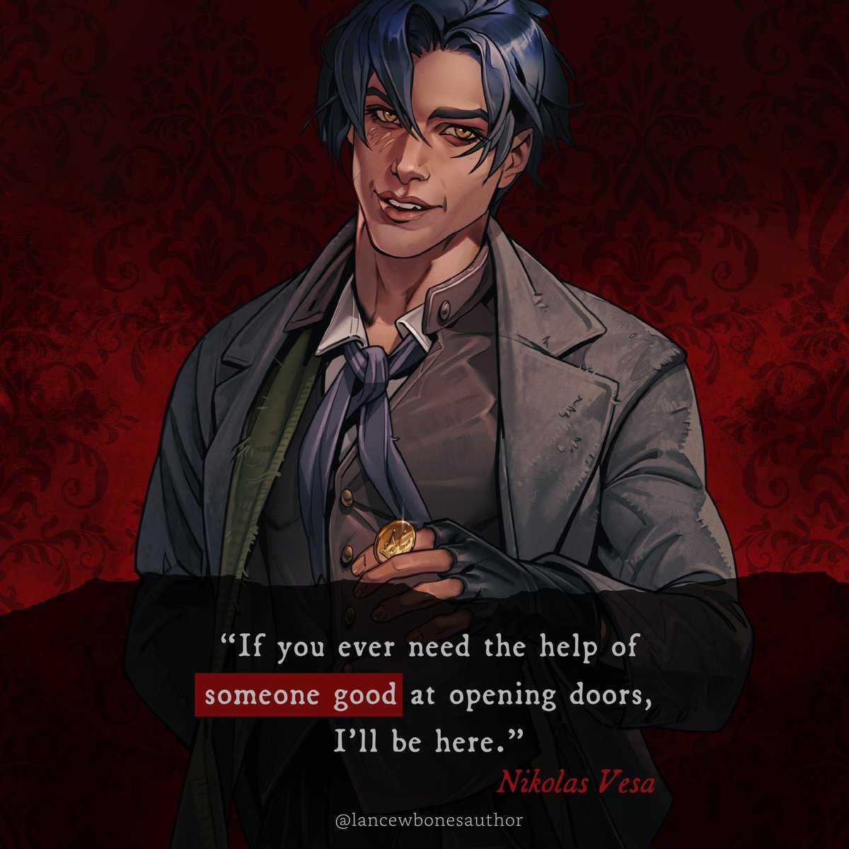 WendiBones's tweet photo. Meet Nikolas Vesa and Kilian Morgenstern, the MMCs of my debut series, Prima Materia. 😈

Amazing character art by @sinealas 🫶🫶🫶

❤️‍🔥 My debut series, Prima Materia Book 1, On Matter and Decay, Special and Regular Edition, will be out on October 31. Preorders will open soon! 👀 https://t.co/MmKFmh6V2J