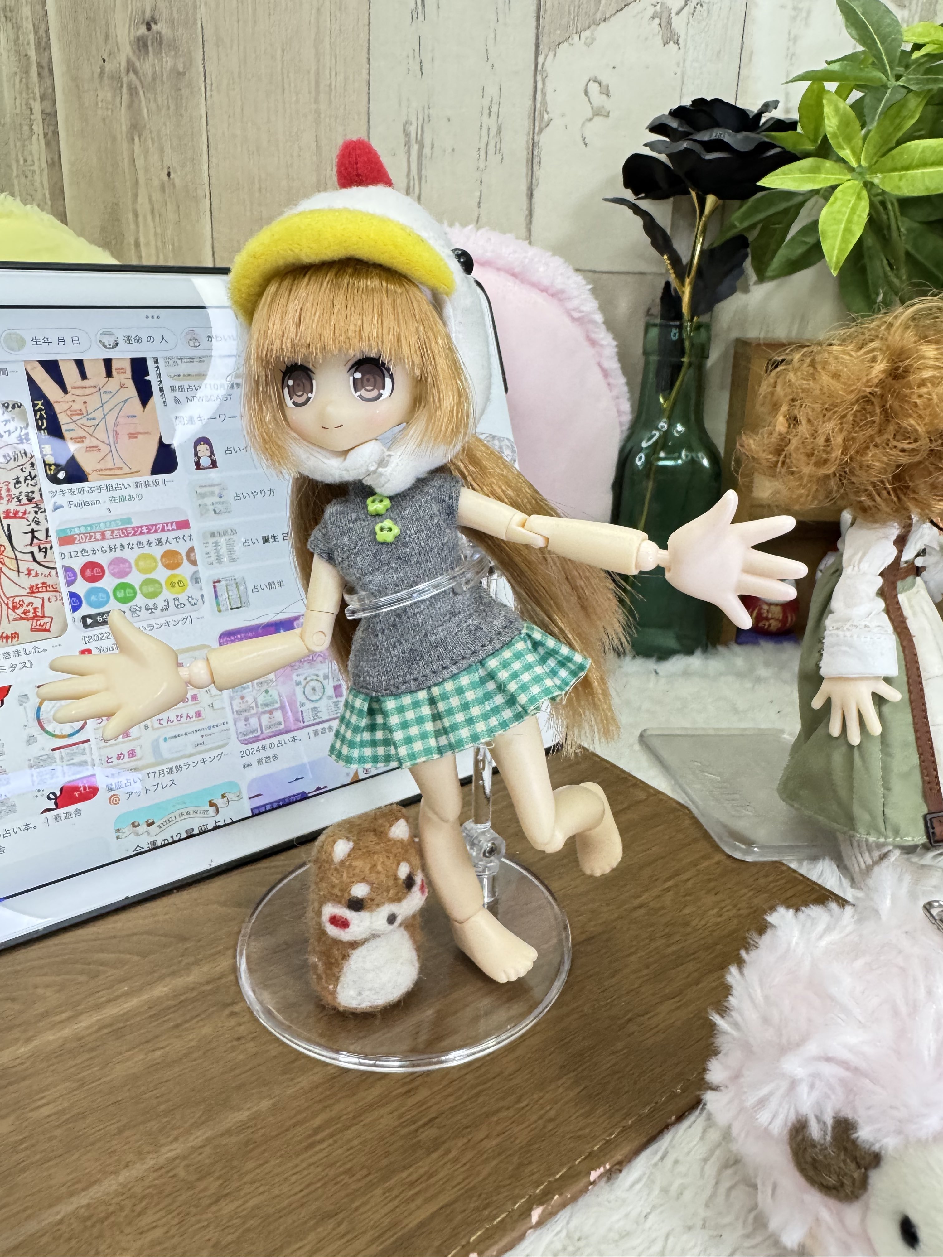 灰色の服を着た白ウサギの人形ーーゴンチッチ様 くまきち (@bearbeartyan) / X