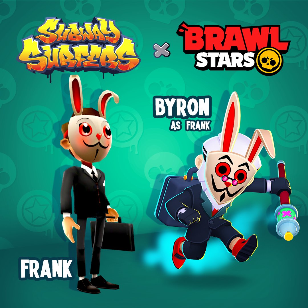 have you seen the #subwaysurfers skins for Ollie, Janet, and Byron? 

drop a comment with the #brawlstars brawler who deserve an outfit too