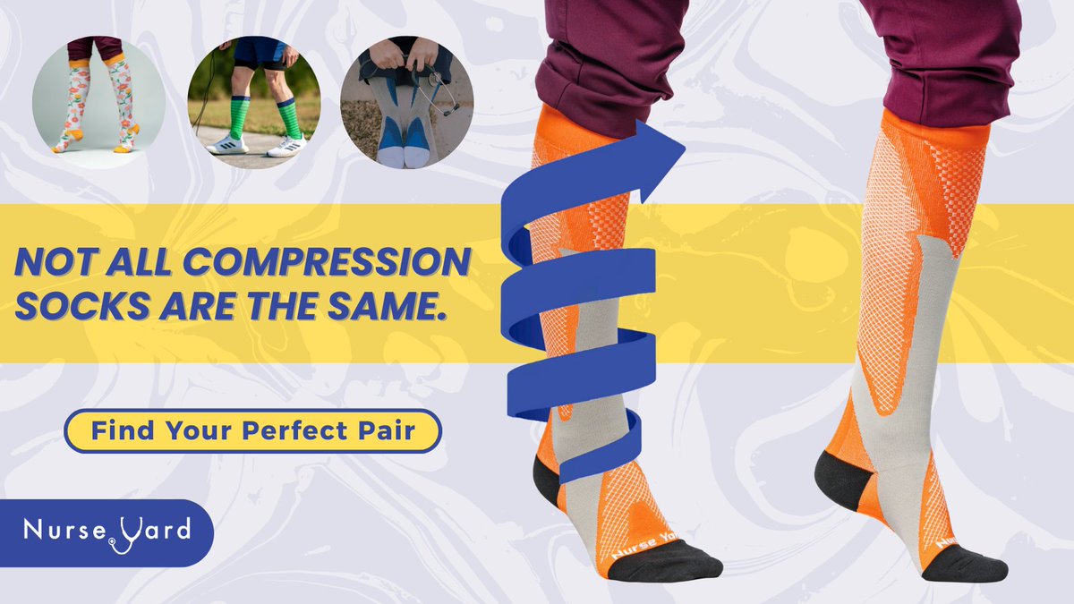 NurseYard's tweet image. Graduated compression supports circulation while you&apos;re on your feet.
 Anti-embolism? That’s for bedrest.
Know what you&apos;re buying—your legs deserve better.
 
#nurseyard #compressionfacts #bettercirculation