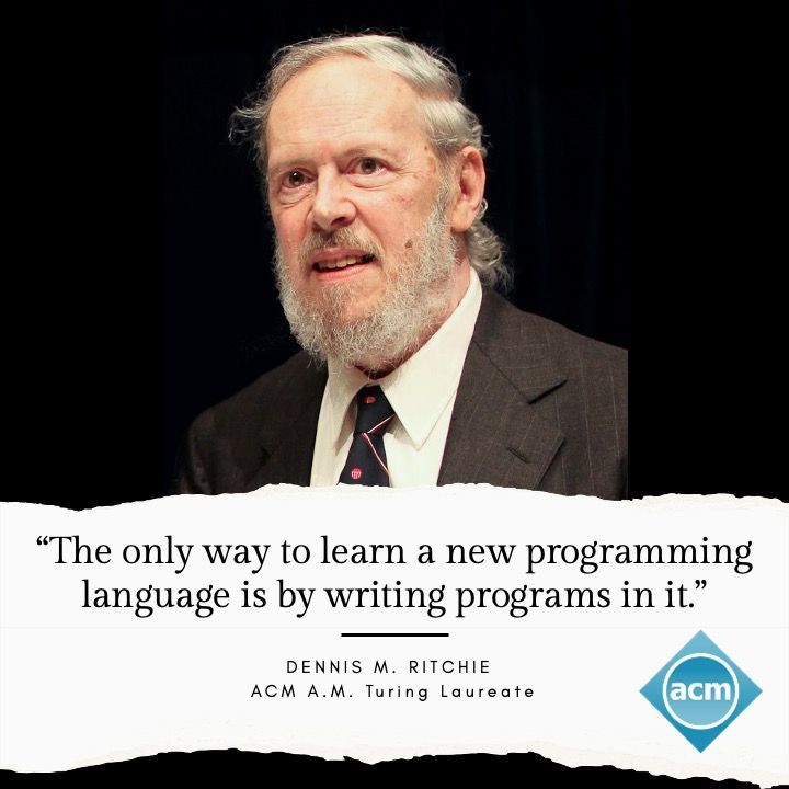 TheOfficialACM's tweet image. Today, let’s remember Dennis M. Ritchie, who was born #OTD in 1941. Ritchie received the 1983 #ACMTuringAward with Ken Thompson, for their development of generic operating systems theory and specifically for the implementation of the UNIX operating system.