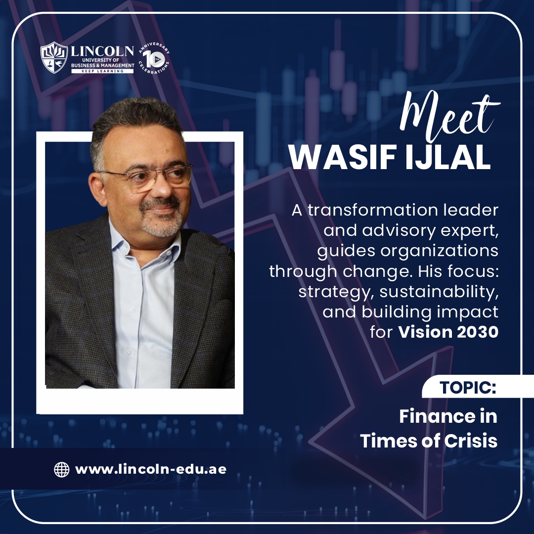 lubmmiddleeast's tweet image. Struggling with money in uncertain times? This one’s for you.
Join Wasif Ijlal 🎙️ on LUBM Smart Talks as he unpacks Finance in Times of Crisis — real choices &amp;amp; smart strategies to stay steady.
#FinanceInCrisis #LUBMSmartTalks #LUBM #FinancialResilience #CrisisManagement