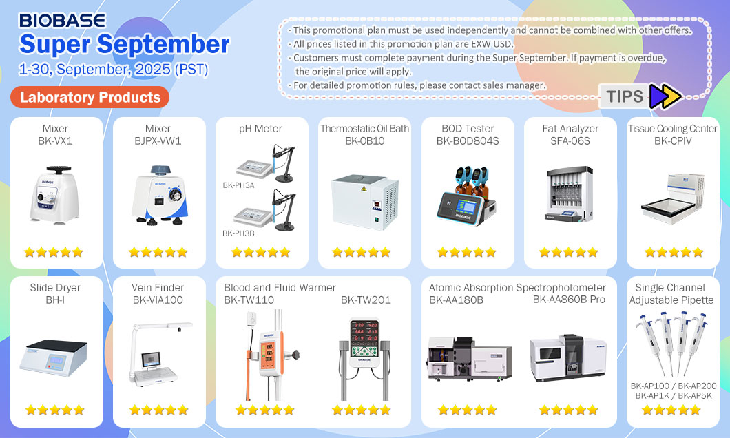 BIOBASE_CHINA's tweet image. BIOBASE September Procurement Festival is live!
✅ Lab & medical equipment
✅ Exclusive discounts
✅ Global delivery
#BIOBASE #ProcurementFestival #LabSolutions