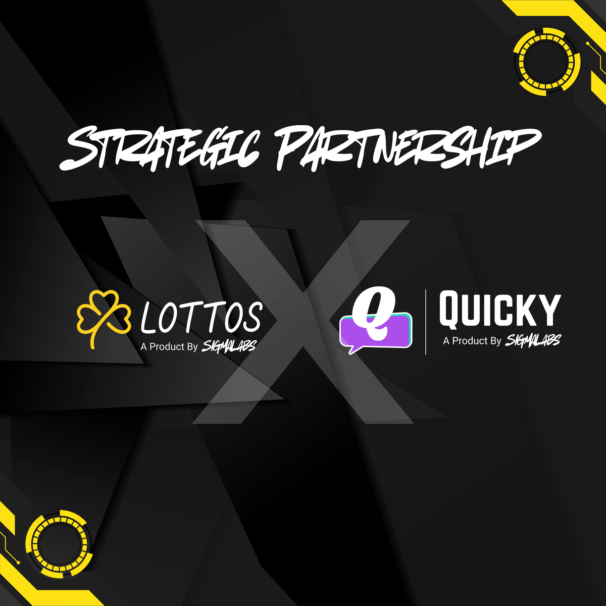Strategic collaborations are now formed between the two teams we have incubated so far!

#LOTTOS is now pinned at the top of the #QUICKY chat, accessing all on-chain users who are using #QUICKY to chat with real builders.

New dual flywheel established.
