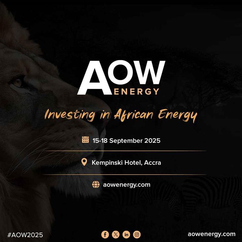 Join #AOW2025 in Accra, Ghana, where leaders unite to shape Africa’s energy future through partnerships, innovation, and investment.

#AfricaEnergyWeek #AccraEnergySummit #AOW2025