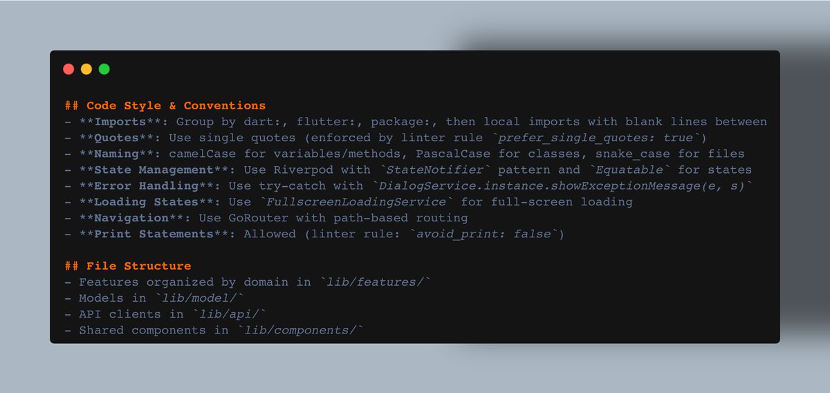 MatteoRicupero's tweet image. I like how #opencode generates the initial AGENTS.md to set a base context