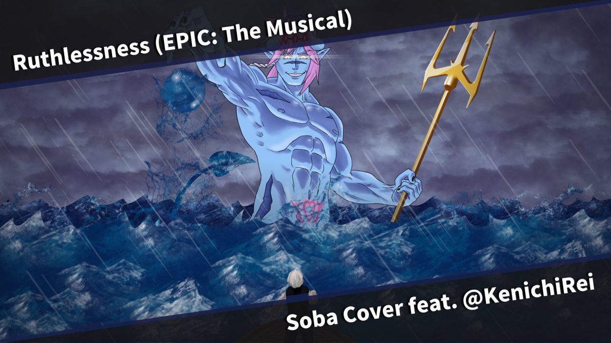 🌊 Der Sturm erhebt sich… 🌊

Am 10.09 um 16 Uhr geht mein Cover von 

„Ruthlessness“ (EPIC: The Musical) online! 🎶

Also zieht am besten wasserdichte Kleidung an! 

#EpicTheMusical #RuthlessnessCover #GERVtuber