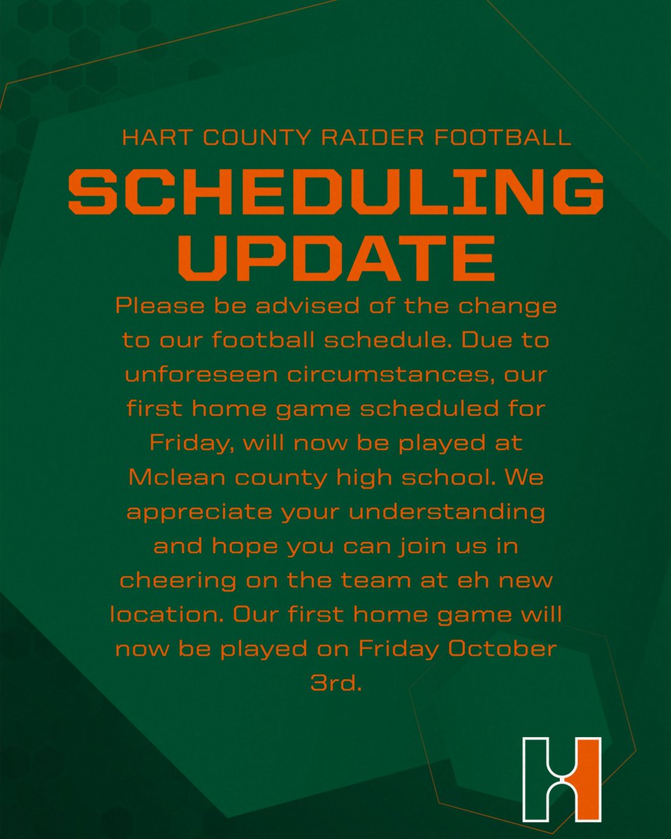 Game time will be 7:30pm Friday at Mclean County.