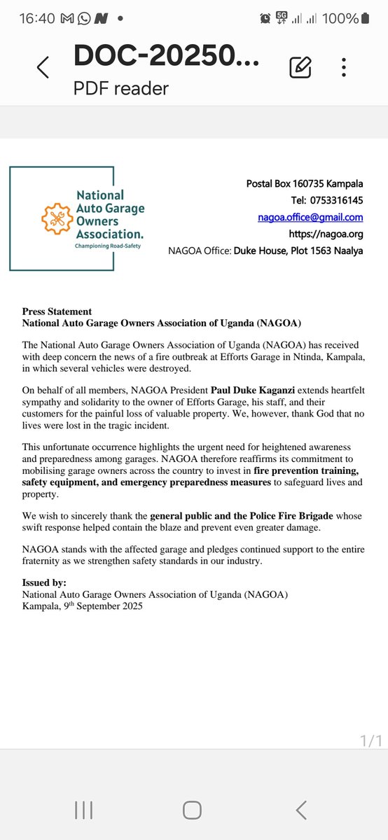Paul Duke Kaganzi tweet media