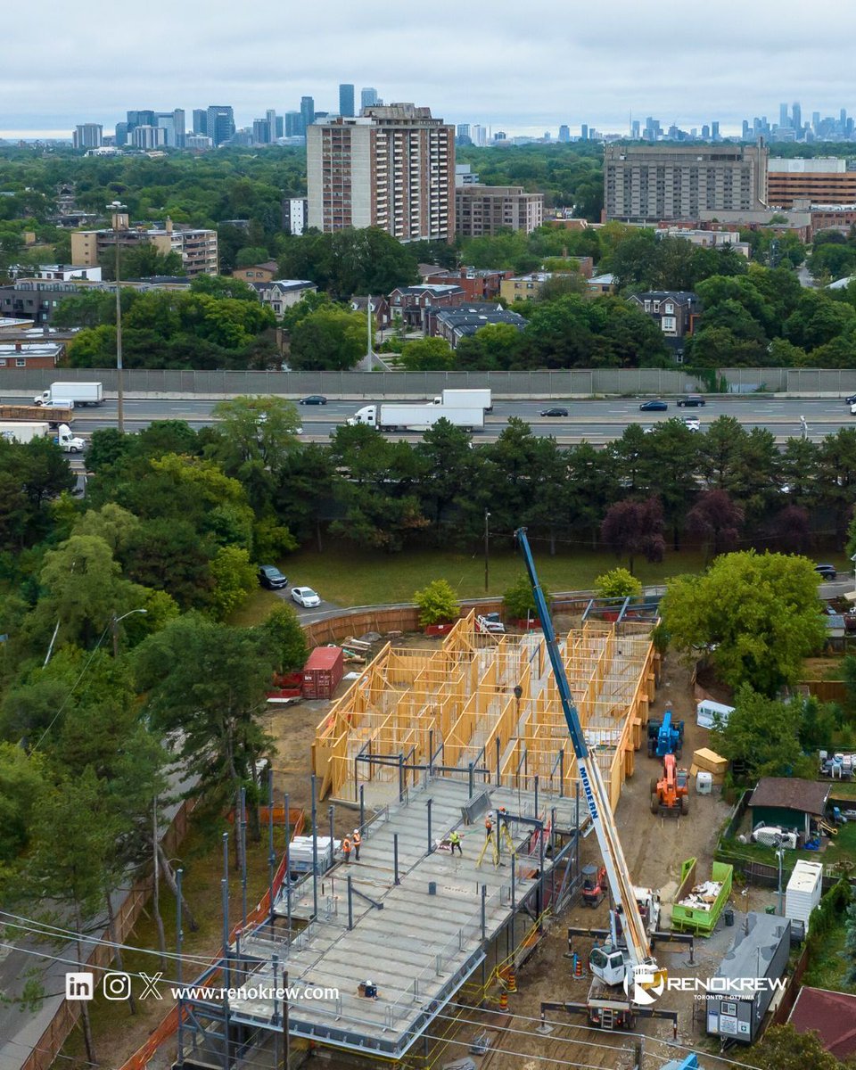🚧 Project Update: Neshama Hospice | North York, ON

On site, the work is all people in motion: our riggers and signalers choreograph each crane pick while ironworkers align columns and beams, bolt and torque the connections, and keep guardrails and tie-offs in place.

Right