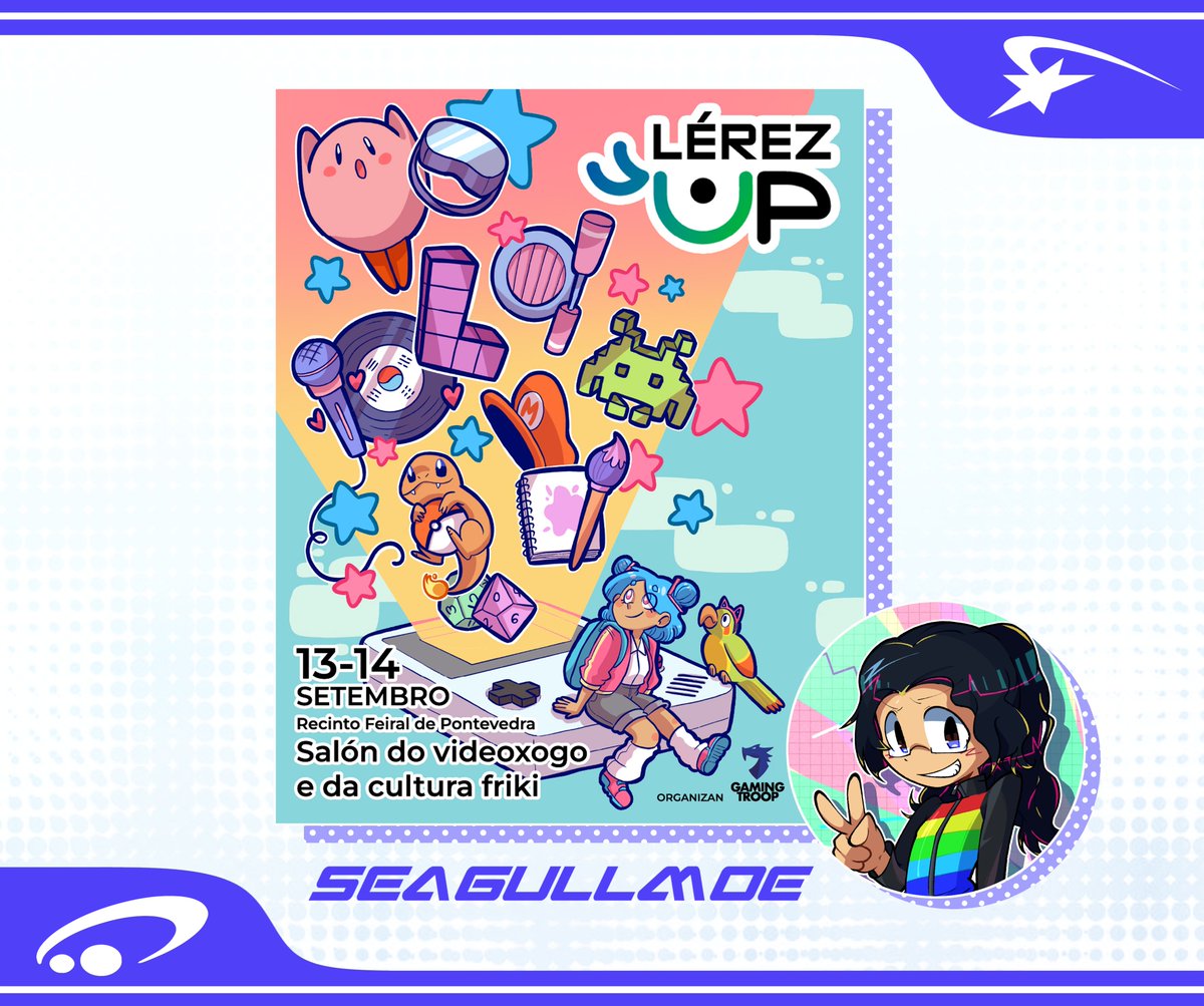 Pequeño hilo sobre mi catálogo en la Lérez Up 2025 organizada por Gaming Troop (<a href="/gaming_troop/">Gaming Troop 🎮 13-14 SEPT LÉREZ UP 💙</a>)!!