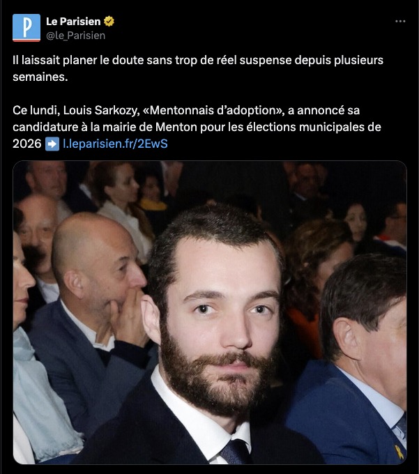 Son père est d'origine étrangère.
Sa mère est d'origine étrangère.
Il a grandi à l'étranger.
Il n'a jamais vécu à Menton.
Apparemment, des fois c'est pas si important d'être "de souche".
Mais je dis ça...