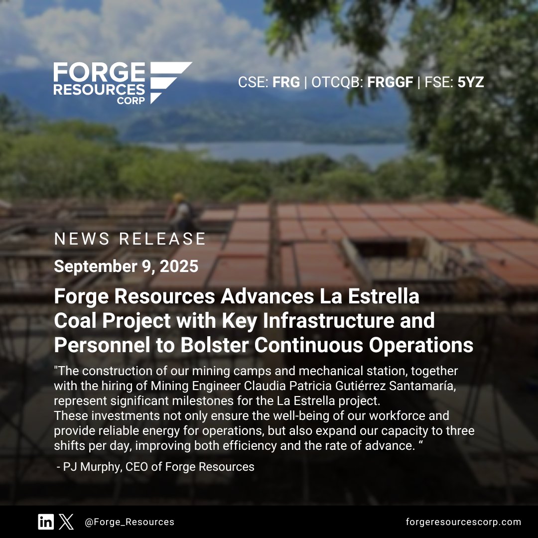 Forge Resources Corp (CSE:FRG | OTCQB: FRGGF) tweet media