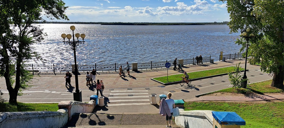 Амур в Хабаровске.
