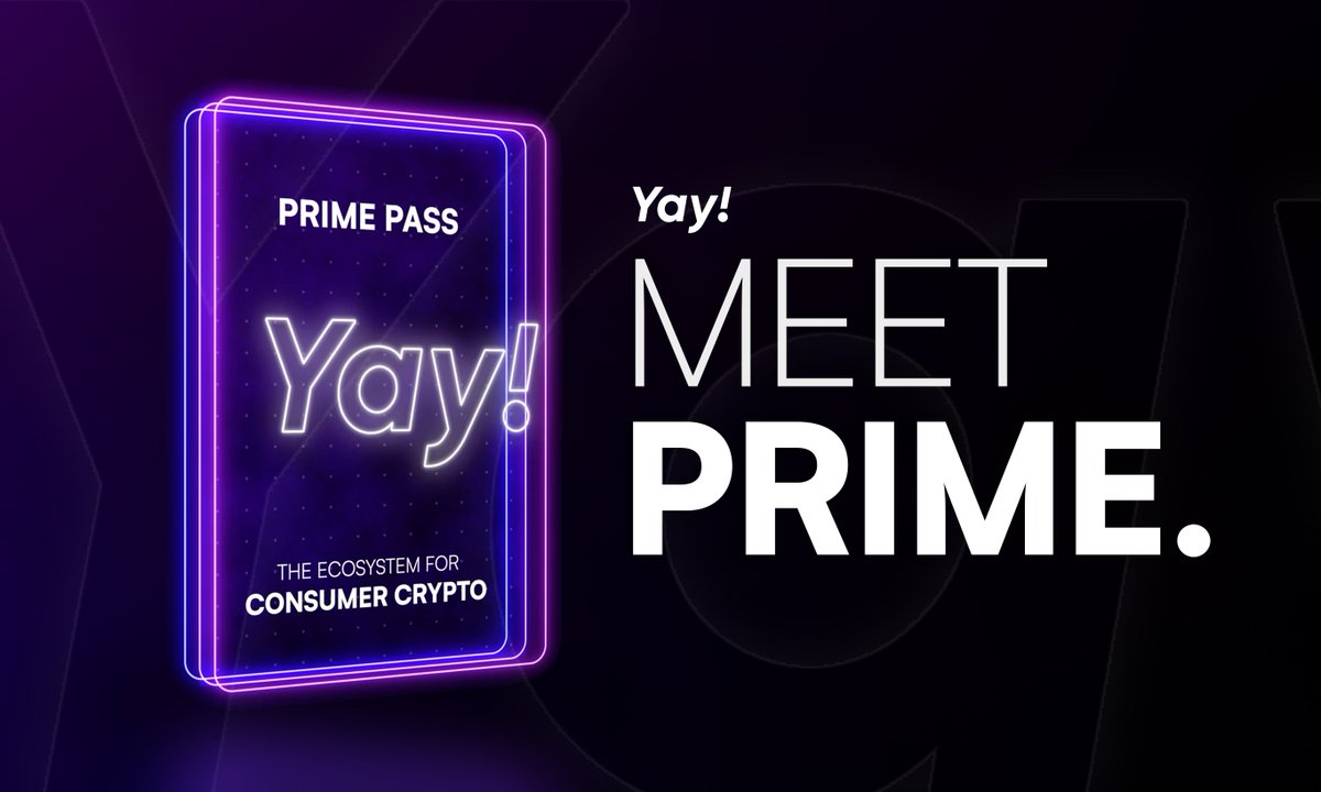 Yay_Global's tweet image. Introducing the Yay! Prime Pass.

The NFT that unlocks everything in the Yay! ecosystem and beyond.

Will you be one of the few to gain access?

More details to follow.