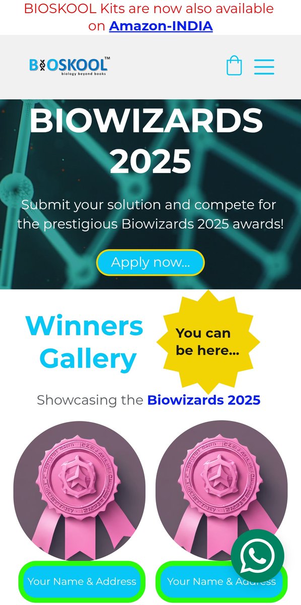 BioSkool_in's tweet photo. Stay tuned... If you are a #student &amp; like to find #solutions.. You can be a  #BIOWIZARD 2025 . exciting prizes and awards. #Biology #Biotechnology  https://t.co/At0BGNDVBS https://t.co/CsO9mLoH7X