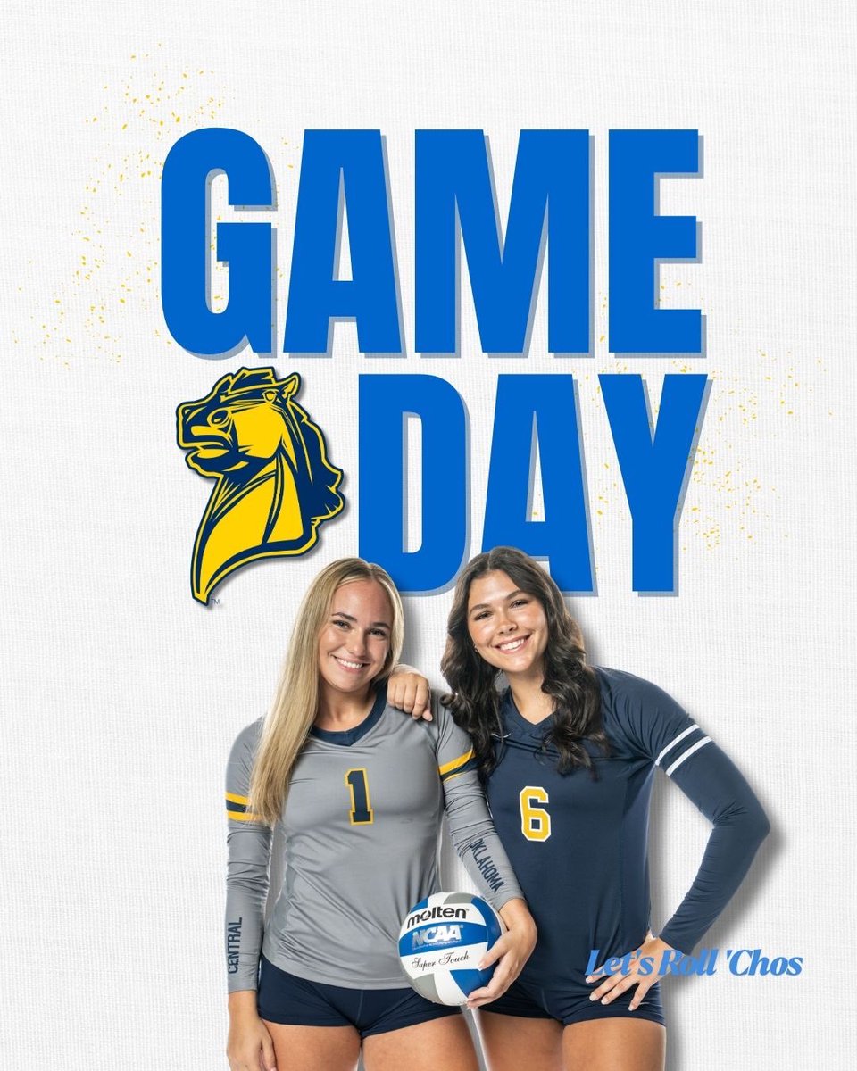 ucoathletics's tweet photo. GAMEDAY! 𝑩𝒂𝒄𝒌 𝒐𝒏 𝒐𝒖𝒓 𝒄𝒐𝒖𝒓𝒕🏠

⏰6 p.m.
📍Hamilton Field House
🎟️ https://t.co/GD5wJMYonn
📺 https://t.co/etZ209gKSp

@UCOvolleyball x #RollChos https://t.co/JcQYM86lQd