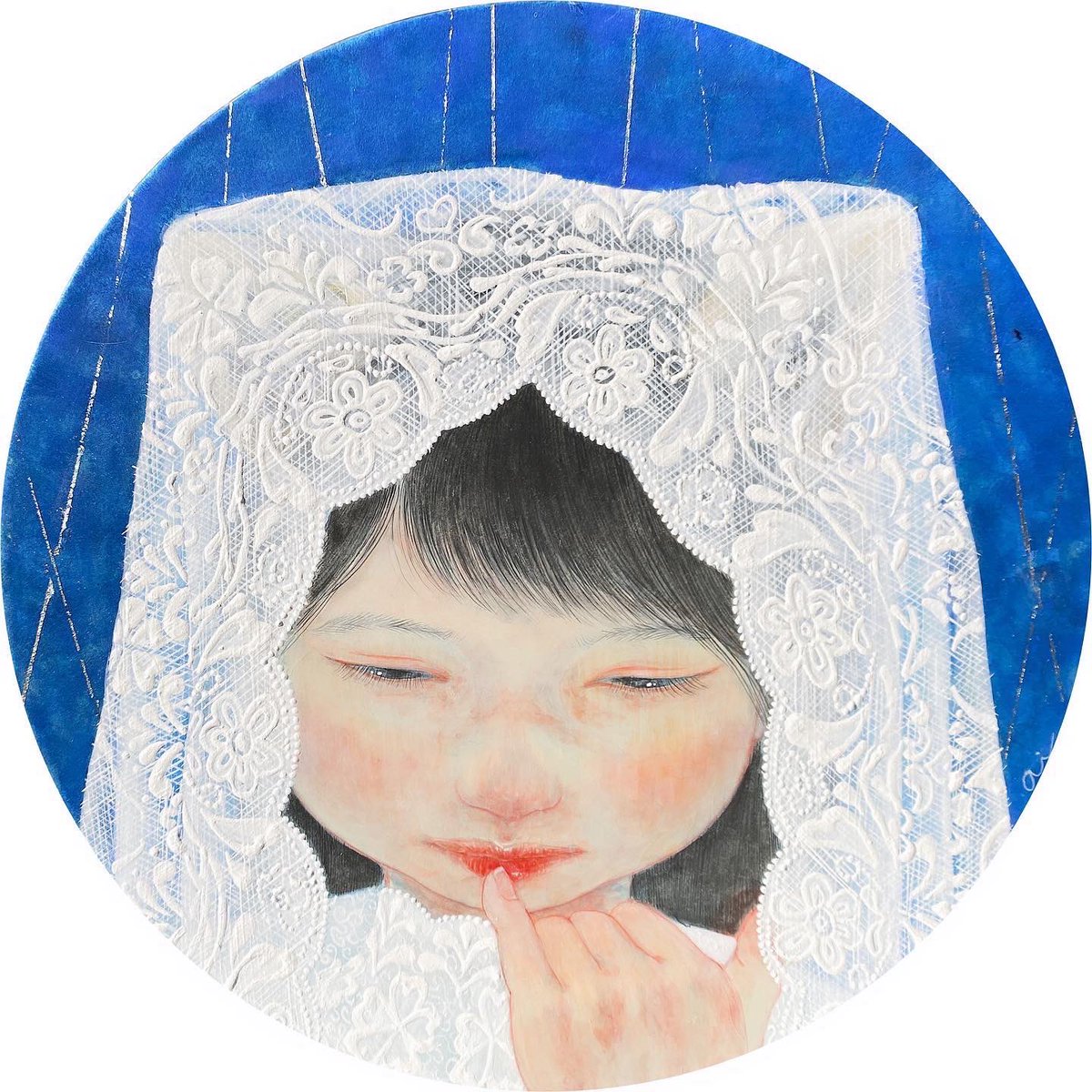 I know」 （日本画、絵画）