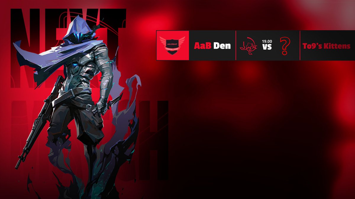 Så er det i aften det går løs!

Vores Valorant hold skyder <a href="/ValorantDK_Liga/">Valorant Danmark Ligaen</a>  i gang mod To9's Kittens kl 19:00

#ForzaDeRøde ❤️🤍