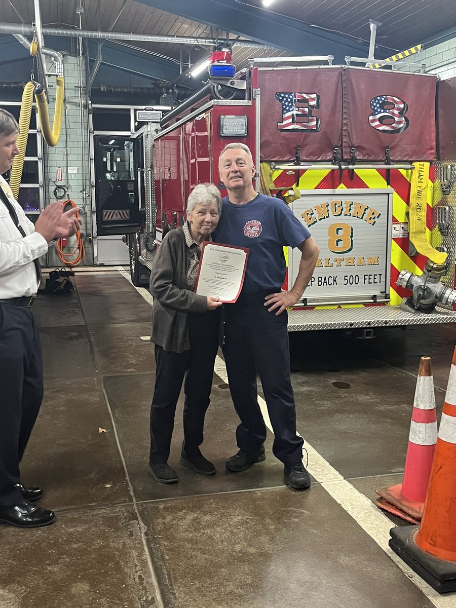 WalthamFireDept's tweet photo. Congratulations to FF. Marty Lennon on his 30+ years of service to the City of Waltham and its citizens.  Good luck in your retirement Marty a true “ Jake’s Jake!” https://t.co/M9E7ROqSdX