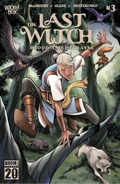 Conor McCreery (@conormccreery) on Twitter photo The Last Witch #3 is out tomorrow! Can't decide if you like <a href="/Ana_Dapta/">V.V. Glass</a> or Mike Rooth's cover best? Why not get both?
<a href="/boomstudios/">BOOM! Studios</a> The Last Witch #3 is out tomorrow! Can't decide if you like <a href="/Ana_Dapta/">V.V. Glass</a> or Mike Rooth's cover best? Why not get both?
<a href="/boomstudios/">BOOM! Studios</a>