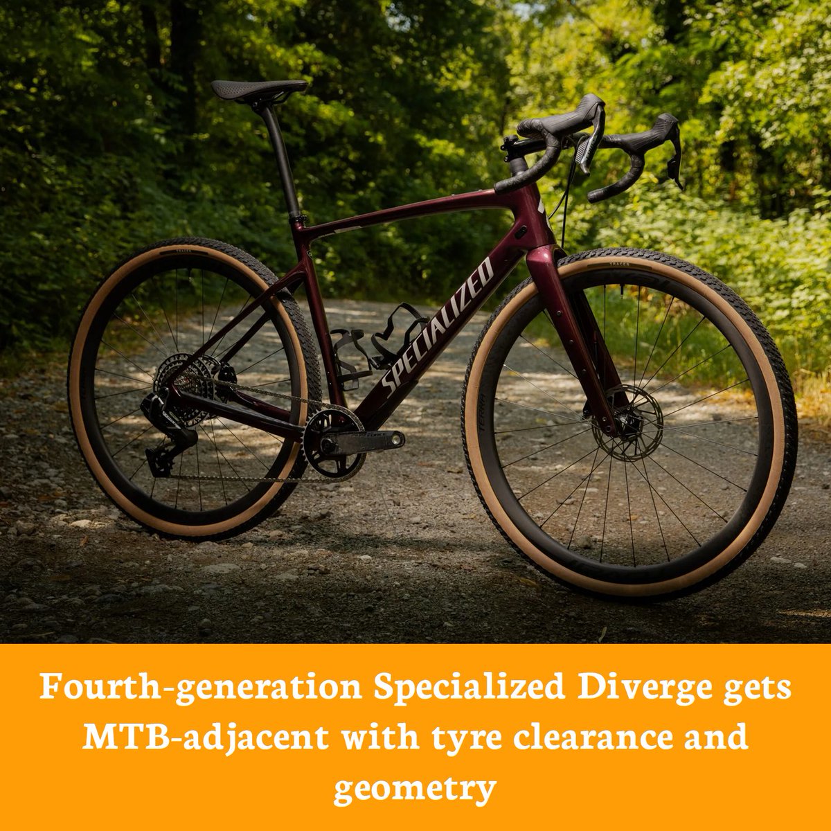 50mm clearance, more reach and slacker handling headline Diverge update. There’s alloy options too.

🔗 Read more: cyclist.co.uk/news/specializ…