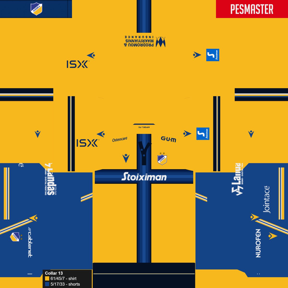 VictorM14377650's tweet image. APOEL KIT 25-26
#PES #pesmaster #eFootball #eFootball2025 #eFootball2026